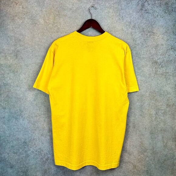 Vintage Tweety Bird Big Print T Shirt 90s Mens Sz L Yellow Looney Tunes Cartoon - Picture 3 of 8